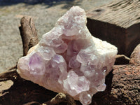 Natural Jacaranda Amethyst Quartz Cluster x 1 From Mumbwa, Zambia - Toprock Gemstones and Minerals