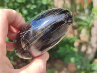 Polished Black Tourmaline Free Form x 4 From Madagascar - Toprock Gemstones and Minerals