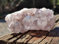 Natural Jacaranda Amethyst Quartz Clusters x 4 From Mumbwa, Zambia - Toprock Gemstones and Minerals