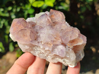 Natural Dark Amethyst Spirit Quartz Clusters x 3 From Boekenhouthoek, South Africa - Toprock Gemstones and Minerals
