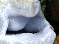 Natural Blue Lace Agate Geode Specimens x 2 From Nsanje, Malawi - Toprock Gemstones and Minerals