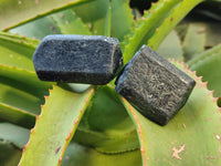 Natural Black Tourmaline Double Terminated Crystals x 24 From Zimbabwe - Toprock Gemstones and Minerals