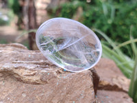 Polished Clear Quartz Crystal Palm Stones x 35 From Madagascar - Toprock Gemstones and Minerals