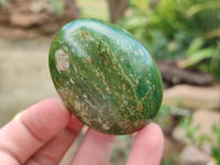 Polished Verdite Galet-Pal Stones x 24 From Zimbabwe - Toprock Gemstones and Minerals