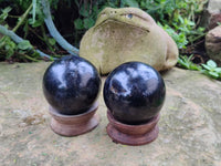 Polished Iolite Sphere's x 3 From Ambatofinandrahana, Madagascar - Toprock Gemstones and Minerals