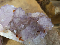 Natural Dark Amethyst Spirit Quartz Clusters x 3 From Boekenhouthoek, South Africa - Toprock Gemstones and Minerals