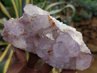 Natural Dark Amethyst Spirit Quartz Clusters x 3 From Boekenhouthoek, South Africa - Toprock Gemstones and Minerals
