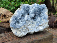 Natural Large Blue Celestite Geode Specimen x 1 From Sakoany, Madagascar - Toprock Gemstones and Minerals