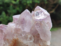 Natural Jacaranda Amethyst Quartz Cluster x 2 From Mumbwa, Zambia - Toprock Gemstones and Minerals