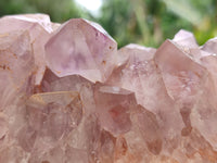 Natural Jacaranda Amethyst Quartz Cluster x 2 From Mumbwa, Zambia - Toprock Gemstones and Minerals