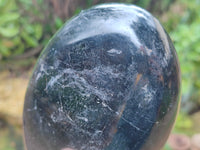 Polished Black Tourmaline Standing Free Form x 1 From Madagascar - Toprock Gemstones and Minerals