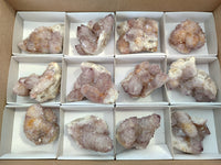 Natural Dark Amethyst Spirit Quartz Clusters x 12 From Boekenhouthoek, South Africa - Toprock Gemstones and Minerals