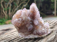 Natural Dark Amethyst Spirit Quartz Clusters x 4 From Boekenhouthoek, South Africa - Toprock Gemstones and Minerals