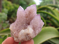 Natural Dark Amethyst Spirit Quartz Clusters x 4 From Boekenhouthoek, South Africa - Toprock Gemstones and Minerals