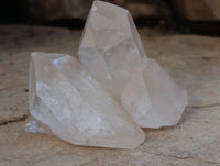 Natural Quartz Crystals x 35 from Mpika, Zambia - Toprock Gemstones and Minerals