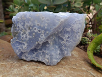 Natural Etched Blue Chalcedony Display Specimen x 1 From Nsanje, Malawi - Toprock Gemstones and Minerals