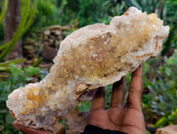 Natural Limonite Quartz Clusters x 2 From Solwezi, Zambia - Toprock Gemstones and Minerals