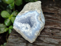 Natural Blue Lace Agate Geode Specimens x 12 From Nsanje, Malawi - Toprock Gemstones and Minerals