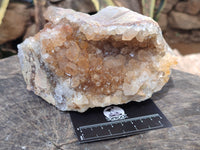 Natural Limonite Quartz Clusters x 2 From Solwezi, Zambia - Toprock Gemstones and Minerals