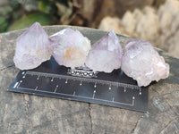 Natural Dark and Lilic Amethyst Spirit Quartz Crystals x 35 From South Africa - Toprock Gemstones and Minerals