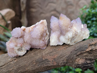 Natural Amethyst Spirit Quartz Clusters x 12 From Boekenhouthoek, South Africa - Toprock Gemstones and Minerals