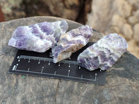 Natural Witches Hat Chevron Amethyst Crystals x 3.05 Kg Lot from Zambia - Toprock Gemstones and Minerals