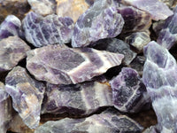 Natural Witches Hat Chevron Amethyst Crystals x 3.05 Kg Lot from Zambia - Toprock Gemstones and Minerals