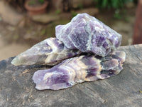Natural Witches Hat Chevron Amethyst Crystals x 3.05 Kg Lot from Zambia - Toprock Gemstones and Minerals