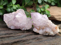 Natural Dark Amethyst Spirit Quartz Clusters x 12 From Boekenhouthoek, South Africa - Toprock Gemstones and Minerals