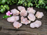 Natural Dark Amethyst Spirit Quartz Clusters x 12 From Boekenhouthoek, South Africa - Toprock Gemstones and Minerals
