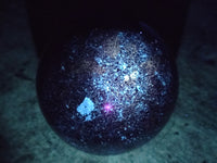 Polished Black Tourmaline Standing Free Forms and Sphere x 2 From Madagascar - Toprock Gemstones and Minerals