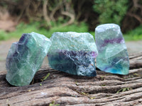 Natural Watermelon Fluorite Cobbed Specimens x 4.03 Kg Lot From Uis, Namibia - Toprock Gemstones and Minerals