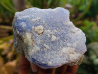 Natural Blue Lace Agate Geode Specimens x 3 From Nsanje, Malawi - Toprock Gemstones and Minerals