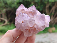 Natural Dark Amethyst Spirit Quartz Clusters x 3 From Boekenhouthoek, South Africa - Toprock Gemstones and Minerals