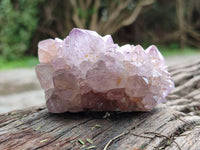 Natural Dark Amethyst Spirit Quartz Clusters x 3 From Boekenhouthoek, South Africa - Toprock Gemstones and Minerals