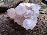 Natural Dark Ametrine Spirit Quartz Clusters x 4 From Boekenhouthoek, South Africa - Toprock Gemstones and Minerals