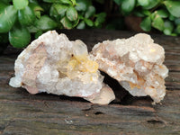 Natural Limonite Quartz Clusters x 36 From Solwezi, Zambia - Toprock Gemstones and Minerals