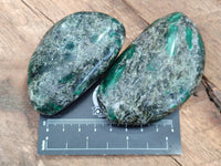 Polished Emerald Mica In Matrix Free Forms x 6 From Mutoko, Zimbabwe - Toprock Gemstones and Minerals