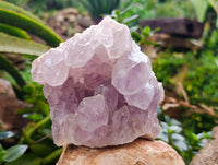 Natural Jacaranda Amethyst Quartz Geodes x 2 From Mumbwa, Zambia - Toprock Gemstones and Minerals