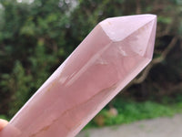 Polished Double Terminated Rose Quartz Points x 3 From Ambatondrazaka, Madagascar - Toprock Gemstones and Minerals