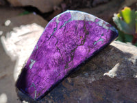 Polished On One Side Purpurite Slabs x 6 From Namibia - Toprock Gemstones and Minerals