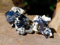 Natural Schorl Black Tourmaline with Hyalite Opal Specimens x 35 From Erongo, Namibia - Toprock Gemstones and Minerals