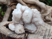 Natural Amethyst Spirit Quartz Clusters x 6 From Boekenhouthoek, South Africa - Toprock Gemstones and Minerals