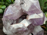 Natural Jacaranda Amethyst Quartz Clusters x 2 From Mumbwa, Zambia - Toprock Gemstones and Minerals