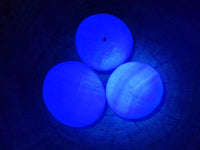 Polished Green Fluorite Palm Stones x 20 From Madagascar - Toprock Gemstones and Minerals