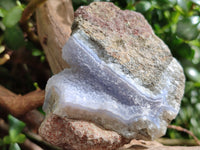 Natural Blue Lace Agate Geode Specimens x 12 From Nsanje, Malawi - Toprock Gemstones and Minerals