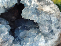 Natural Extra Large Celestite Geode Specimen x 1 From Sakoany, Madagascar - Toprock Gemstones and Minerals