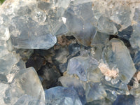 Natural Celestite Geode Specimens x 1 From Sakoany, Madagascar - Toprock Gemstones and Minerals