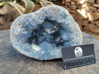 Natural Celestite Geode Specimens x 1 From Sakoany, Madagascar - Toprock Gemstones and Minerals