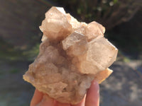 Natural Phantom Quartz Clusters x 2 From Luena, Congo - Toprock Gemstones and Minerals